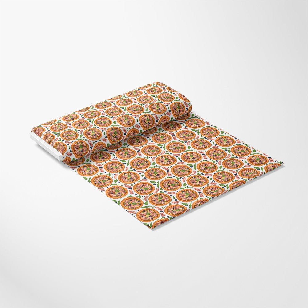 Pizza Pattern 4 Quilting Cotton Fabric