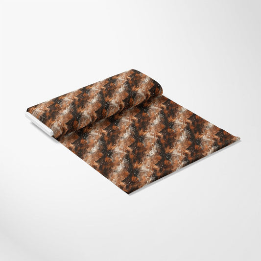Brown Painted Galaxy Pattern 13 Quilting Cotton Fabric
