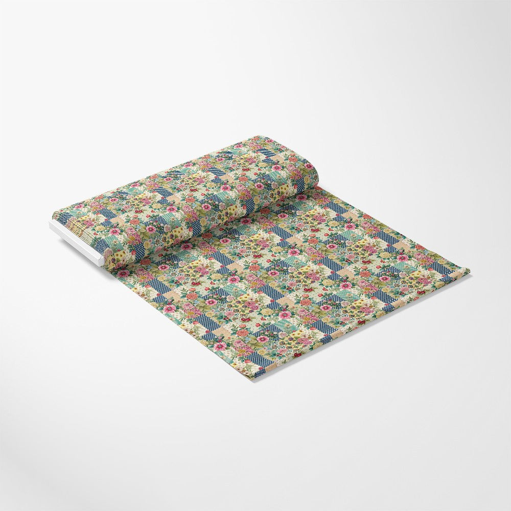 Spring Patchwork Pattern 21 Quilting Cotton Fabric