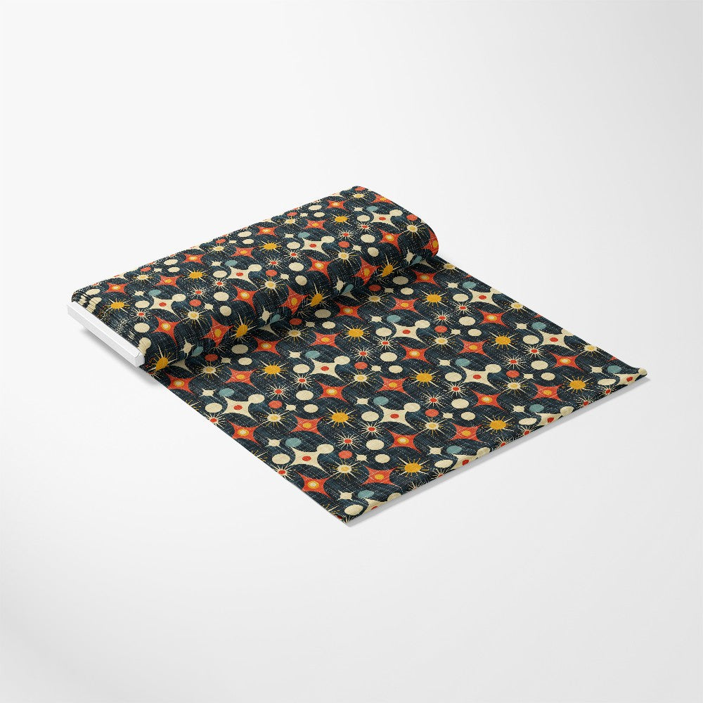 Retro Starburst Pattern 5 Quilting Cotton Fabric