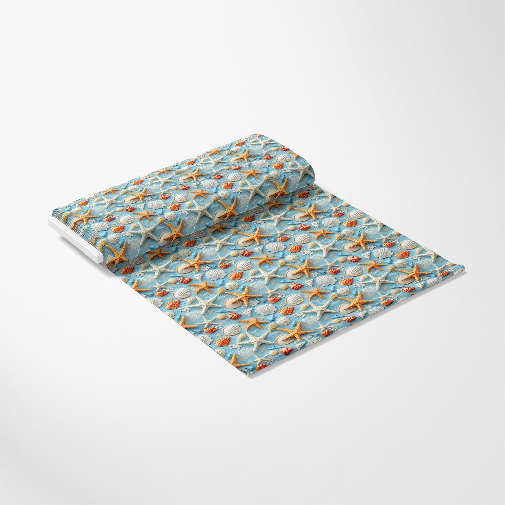 Beach Life Pattern 5 Quilting Cotton Fabric