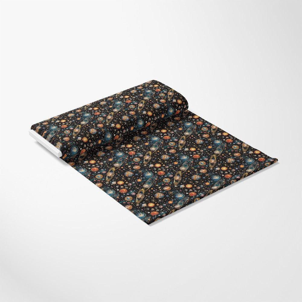 Planets and Stars Pattern 7 Quilting Cotton Fabric
