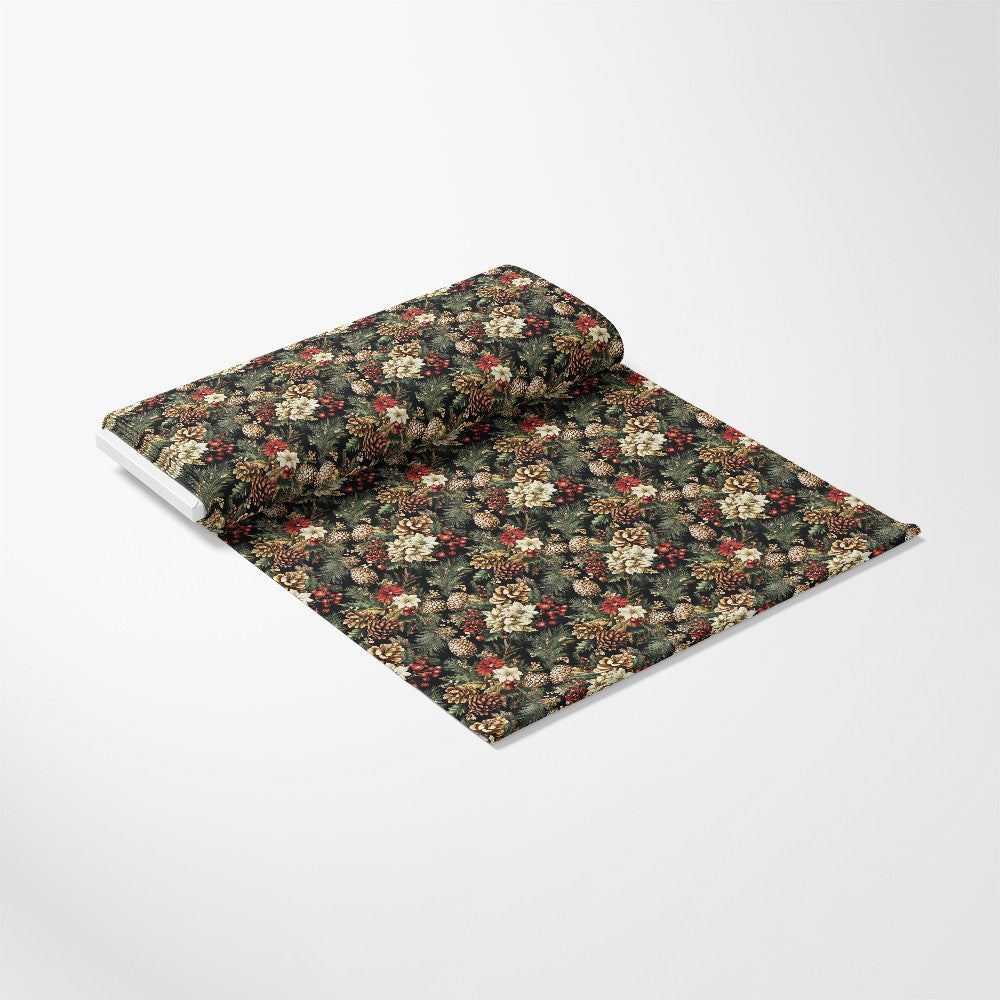 Christmas Pinecones Pattern 9 Quilting Cotton Fabric