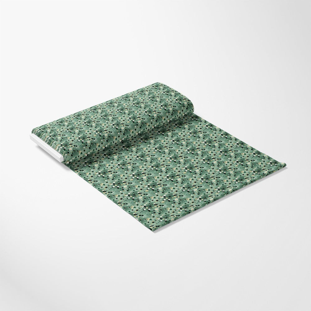 Green Confetti Pattern 4 Quilting Cotton Fabric