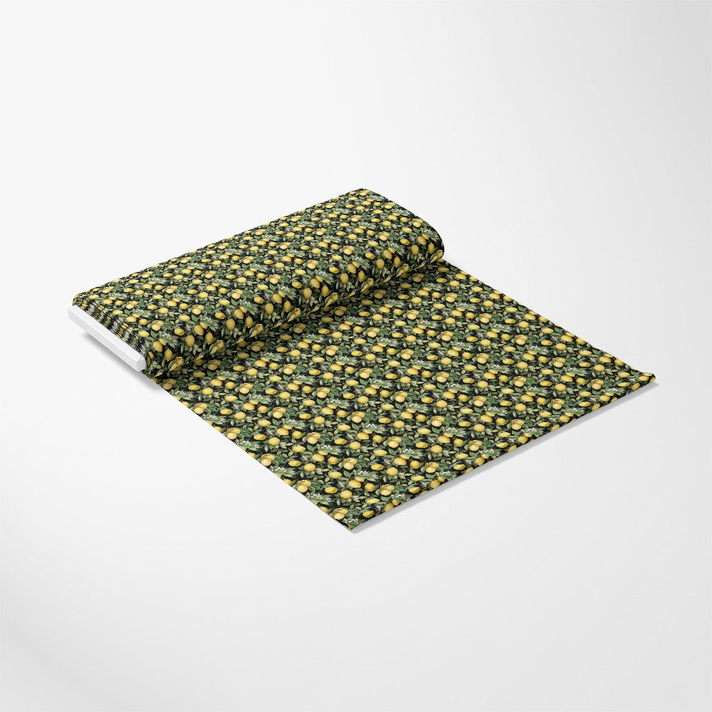 Lemons and Citrus Sour Splash Pattern 6 Quilting Cotton Fabric