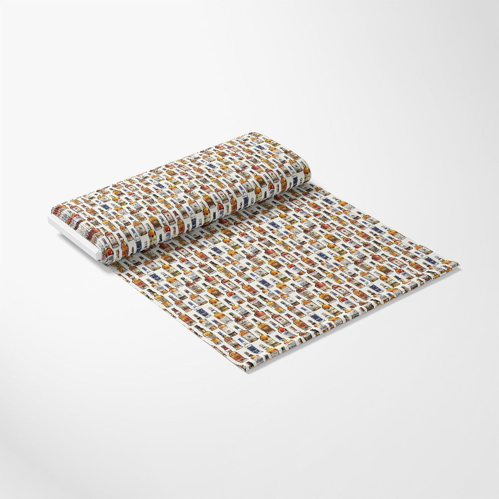 Scottish Whiskey Pattern 1 Quilting Cotton Fabric