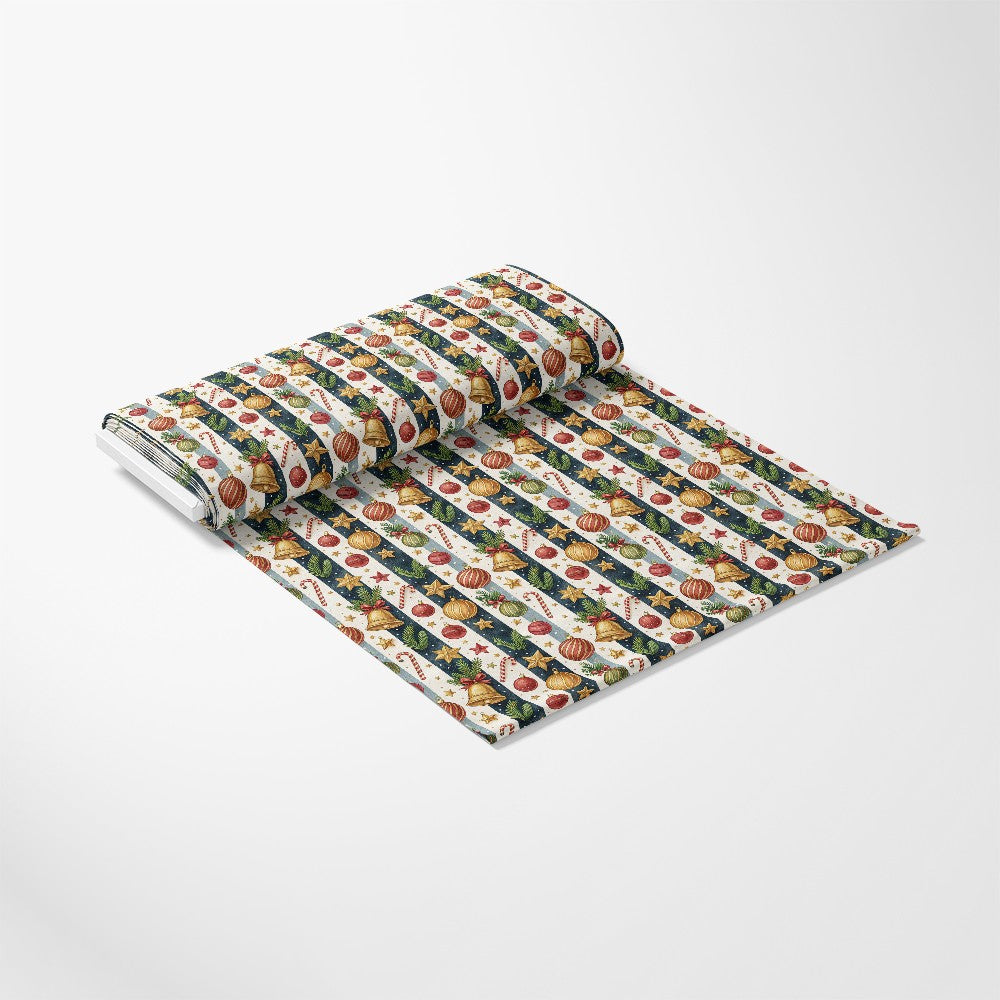 Christmas Ornaments Pattern 6 Quilting Cotton Fabric