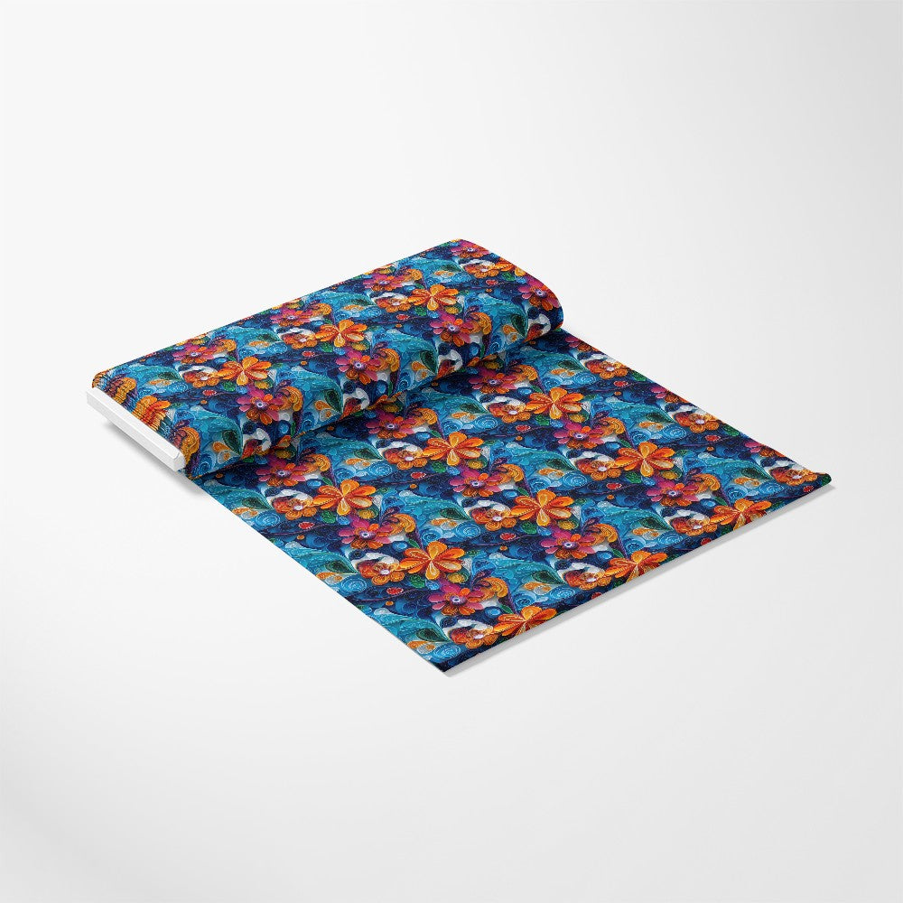 Abstract Paper Quilling Pattern 5 Quilting Cotton Fabric