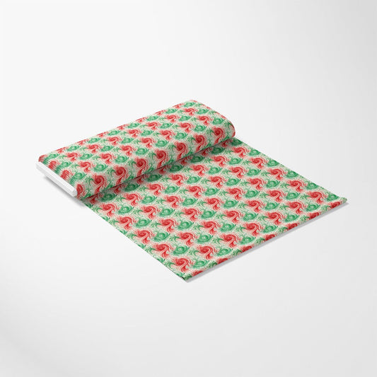 Watercolor Christmas Swirls Pattern 11 Quilting Cotton Fabric
