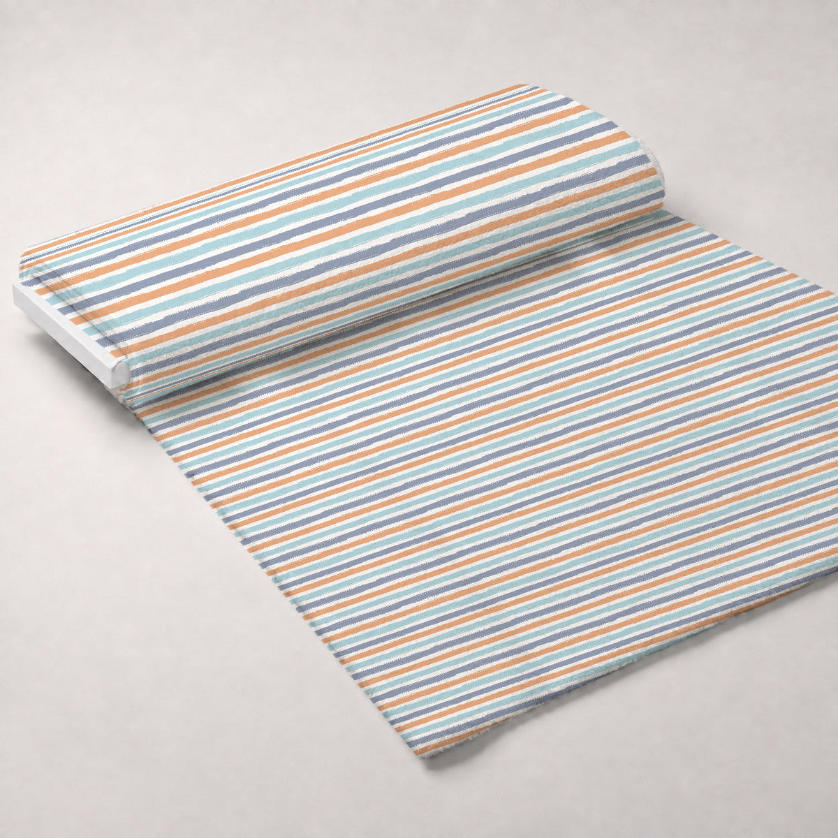 Peachy Rainbow Doodles Pattern 8 Minky Fabric