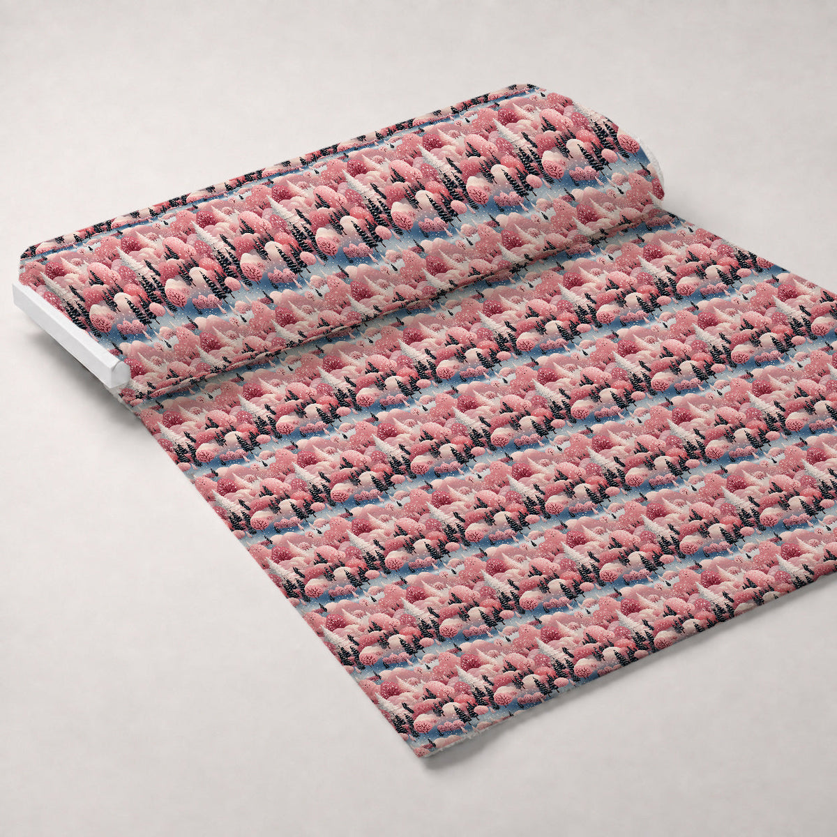 Peppermint Pines Pattern 13 Minky Fabric