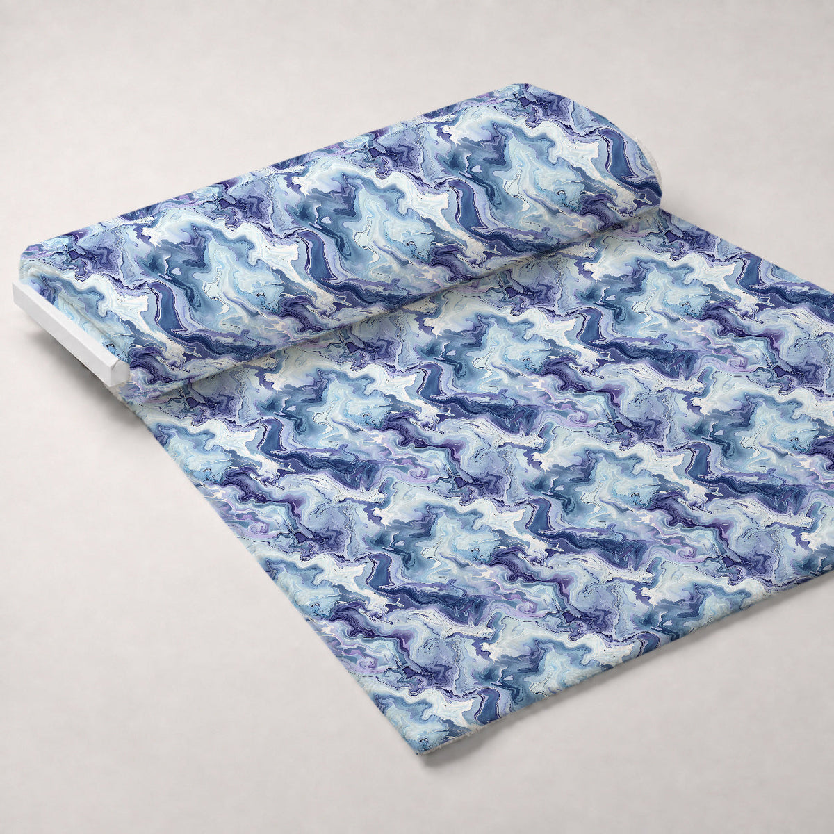 Periwinkle Marble Pattern 10 Minky Fabric