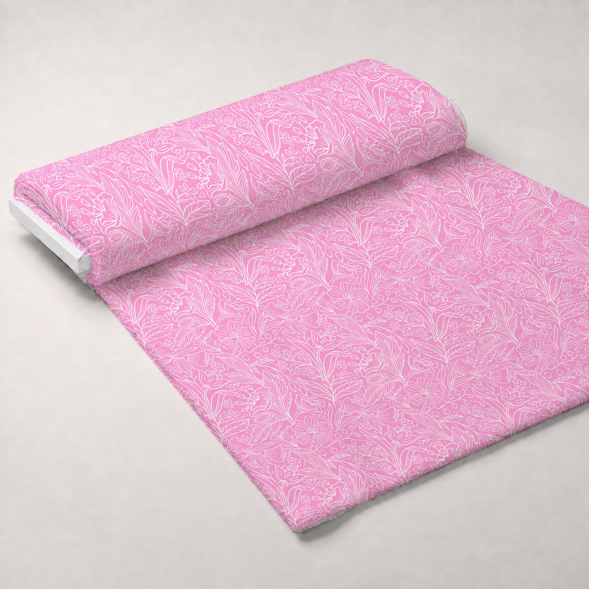 Pink Ribbon Love Pattern 4 Minky Fabric