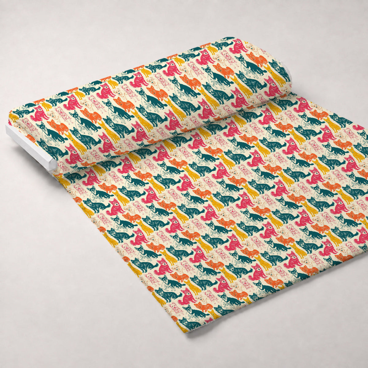 Pop Art Pups Pattern 1 Minky Fabric