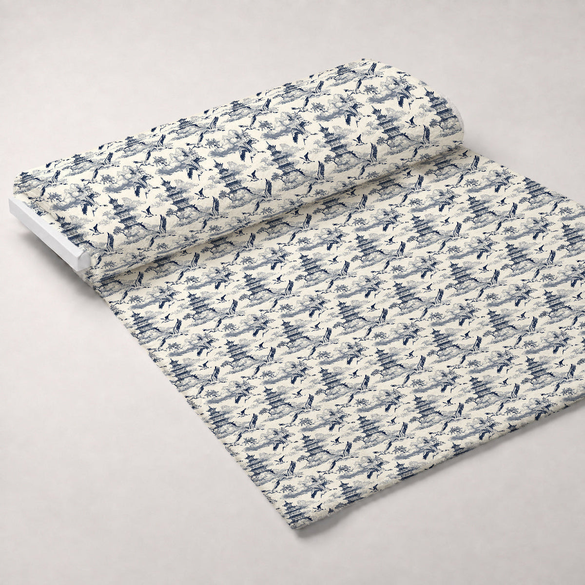 Porcelain Aviary Pattern 10 Minky Fabric