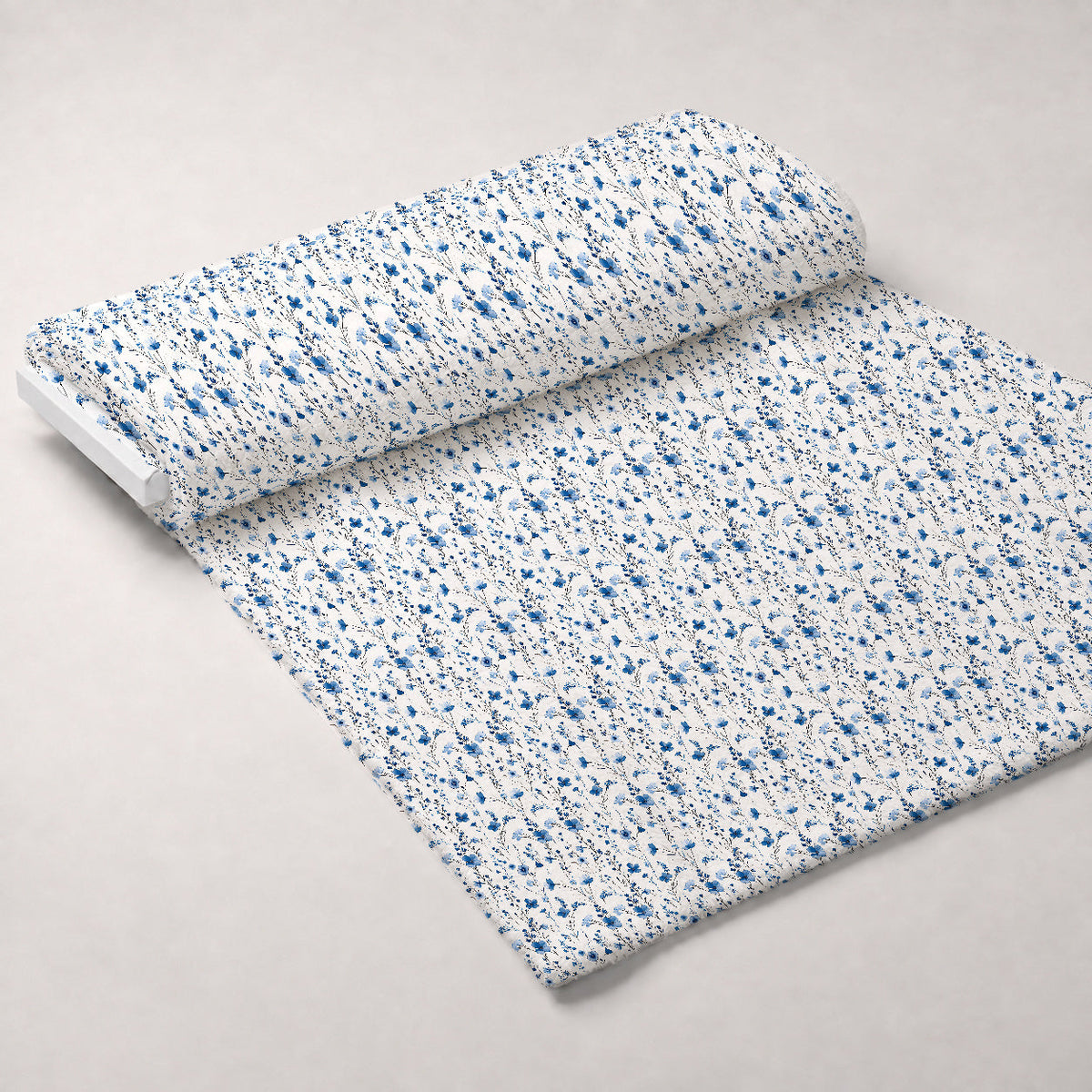 Porcelain Wildflowers Pattern 8 Minky Fabric
