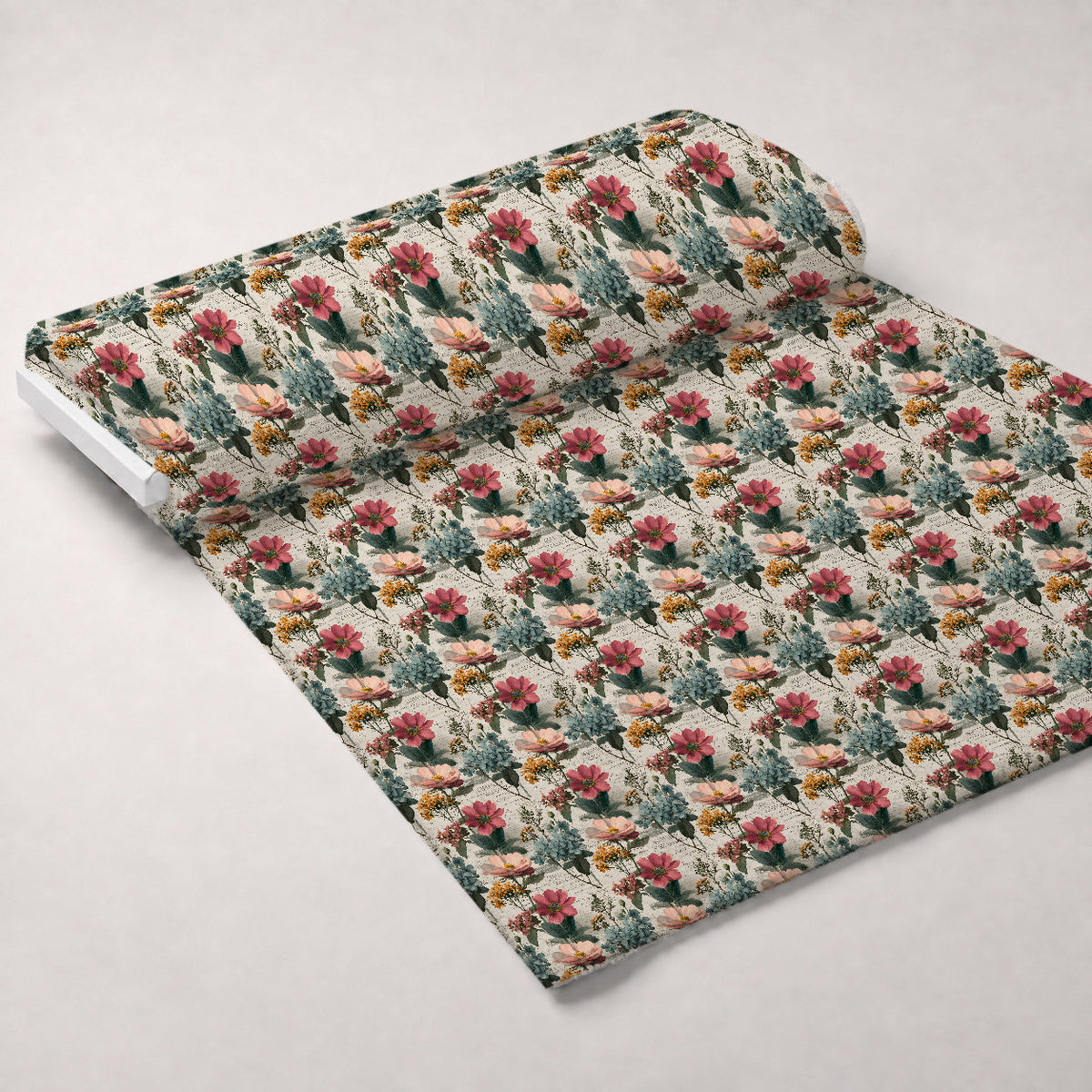 Postmarked Blooms Pattern 2 Minky Fabric