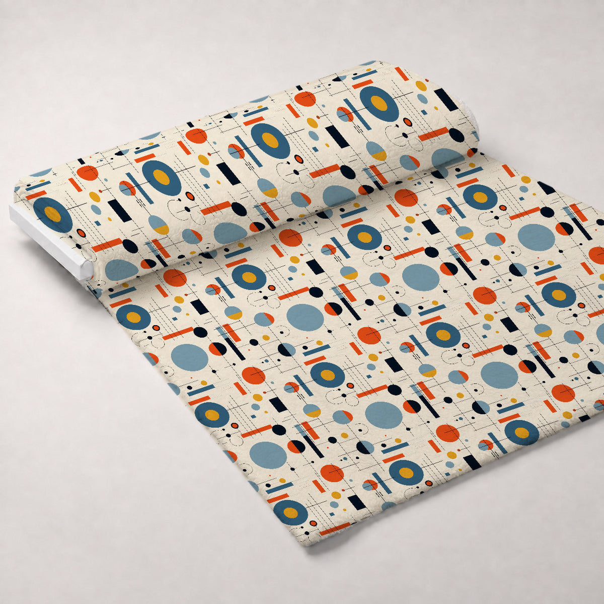 Primary Geometry Pattern 5 Minky Fabric