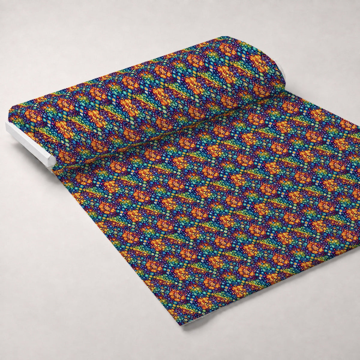 Prismatic Kaleidoscope Pattern 7 Minky Fabric