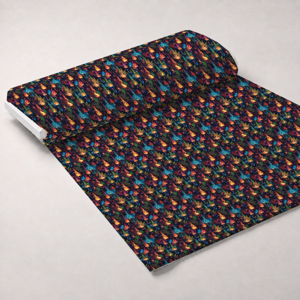 Psychedelic Glow Pattern 11 Minky Fabric