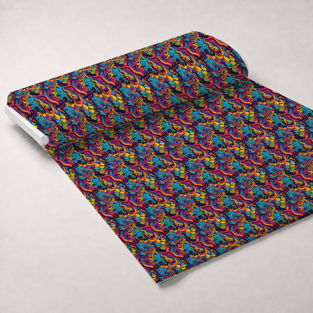 Psychedelic Whiskers Pattern 1 Minky Fabric