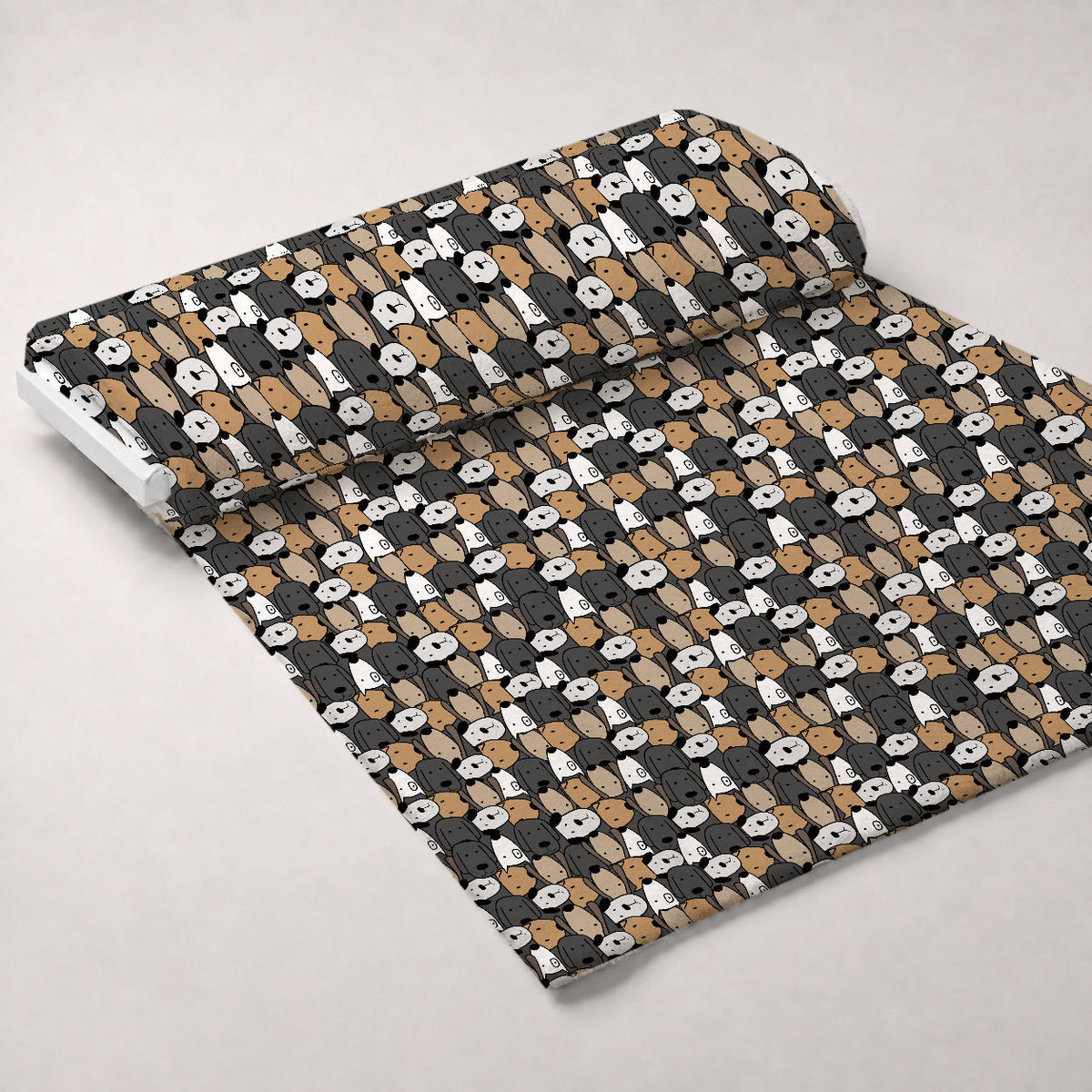 Puppy Pile Pattern 4 Minky Fabric