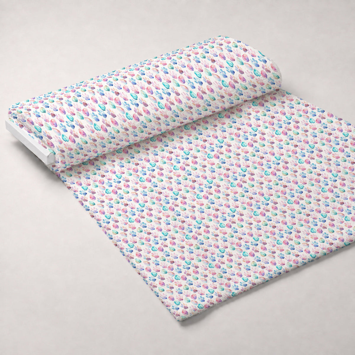 Puppy Prints Pattern 18 Minky Fabric