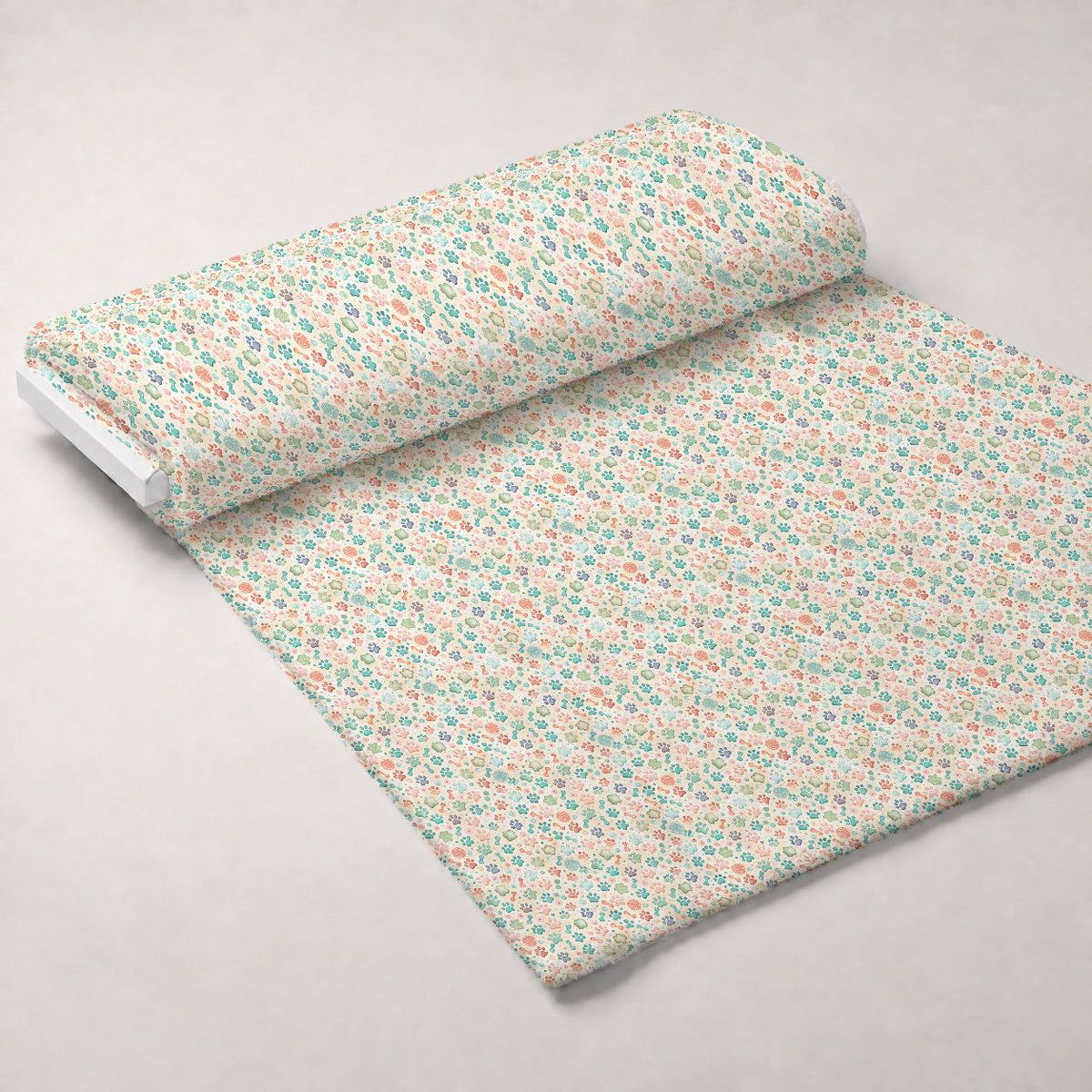 Puppy Prints Pattern 5 Minky Fabric