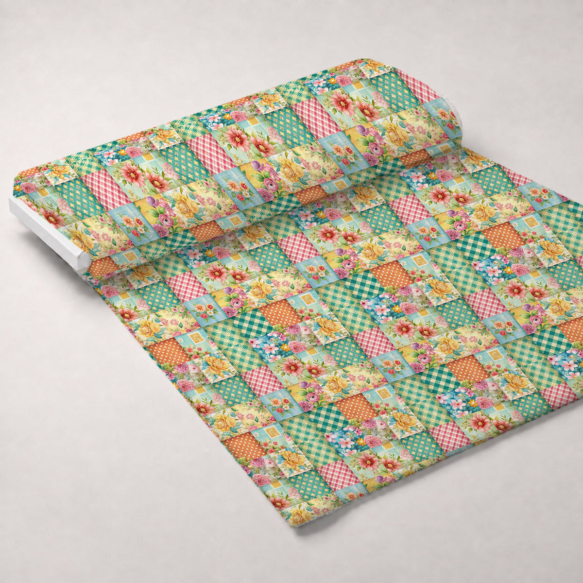 Quilted Daisies Pattern 28 Minky Fabric