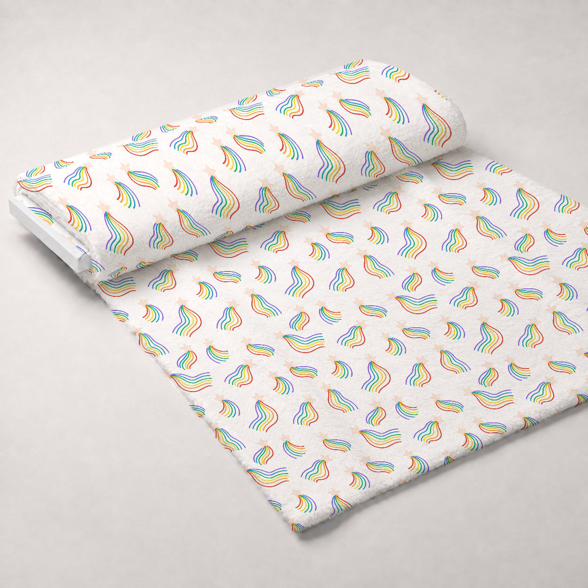 Rainbow Daydream Pattern 6 Minky Fabric