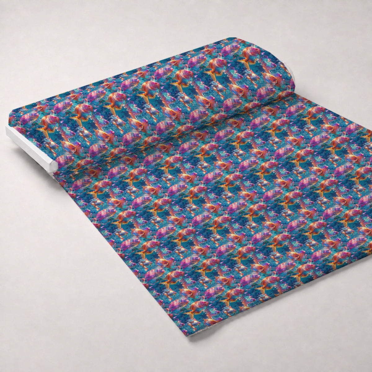 Rainbow Reef Pattern 4 Minky Fabric