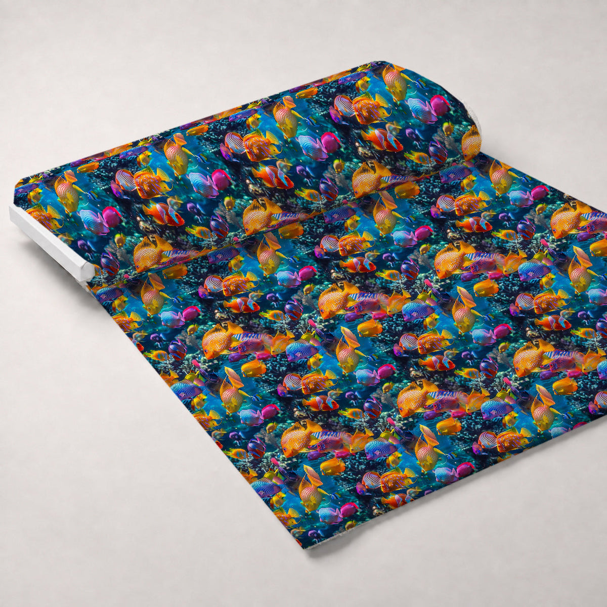 Rainbow Reef Pattern 5 Minky Fabric