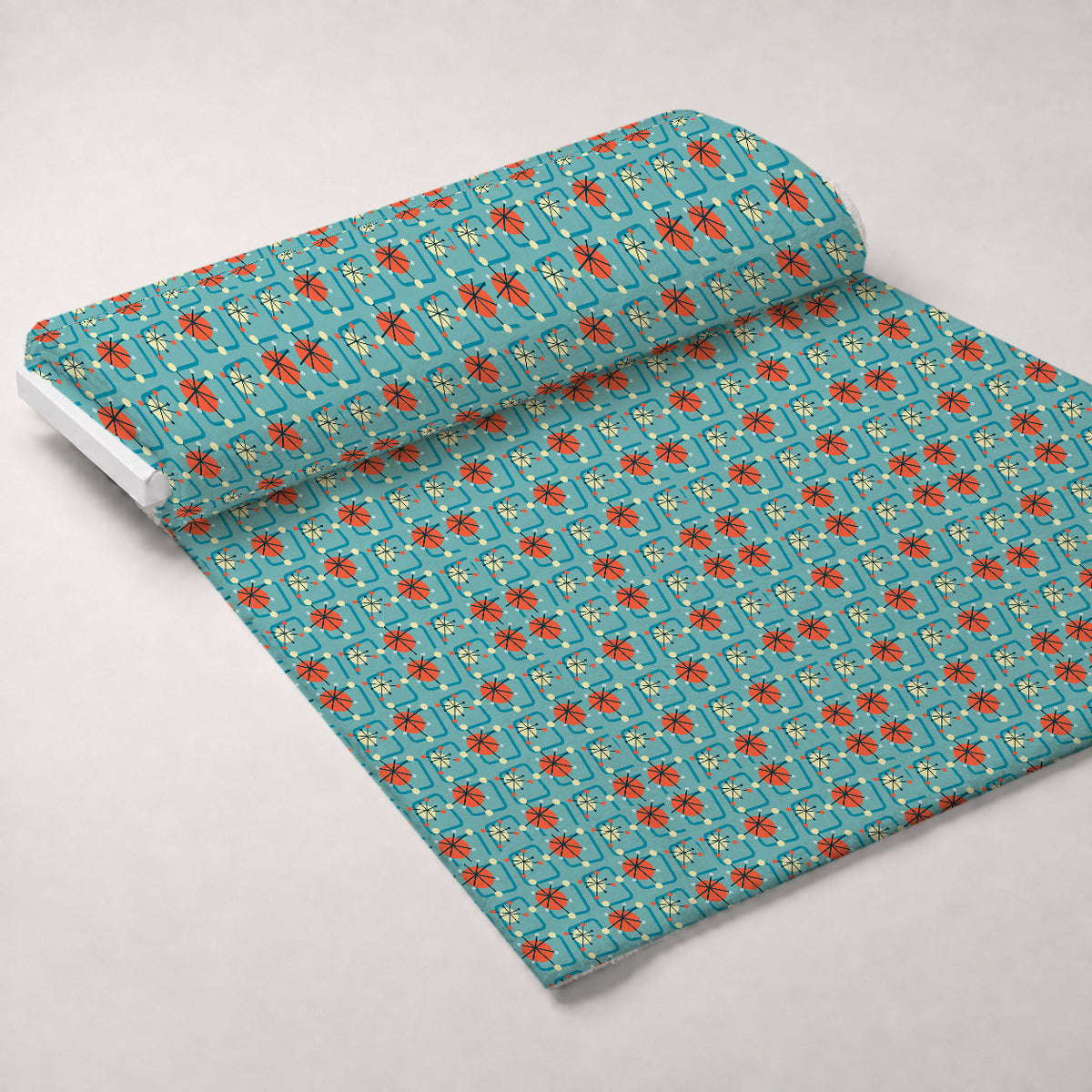 Retro Boomerangs Pattern 5 Minky Fabric