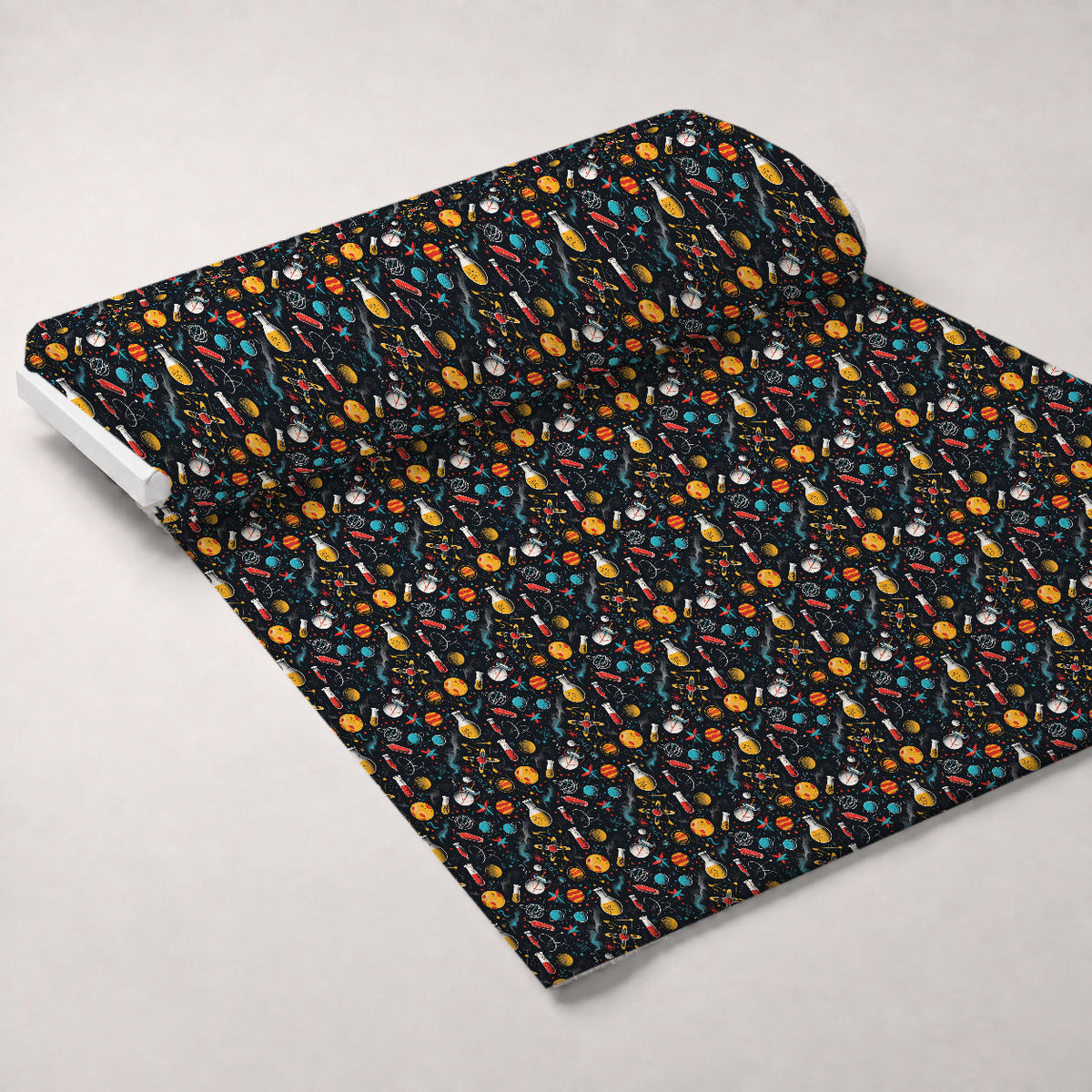 Retro Lab Pattern 14 Minky Fabric