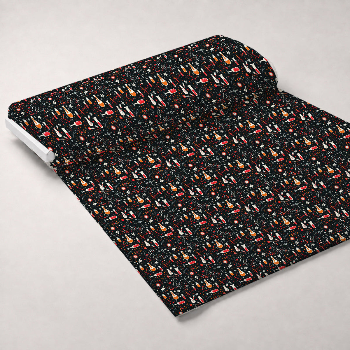 Retro Lab Pattern 16 Minky Fabric