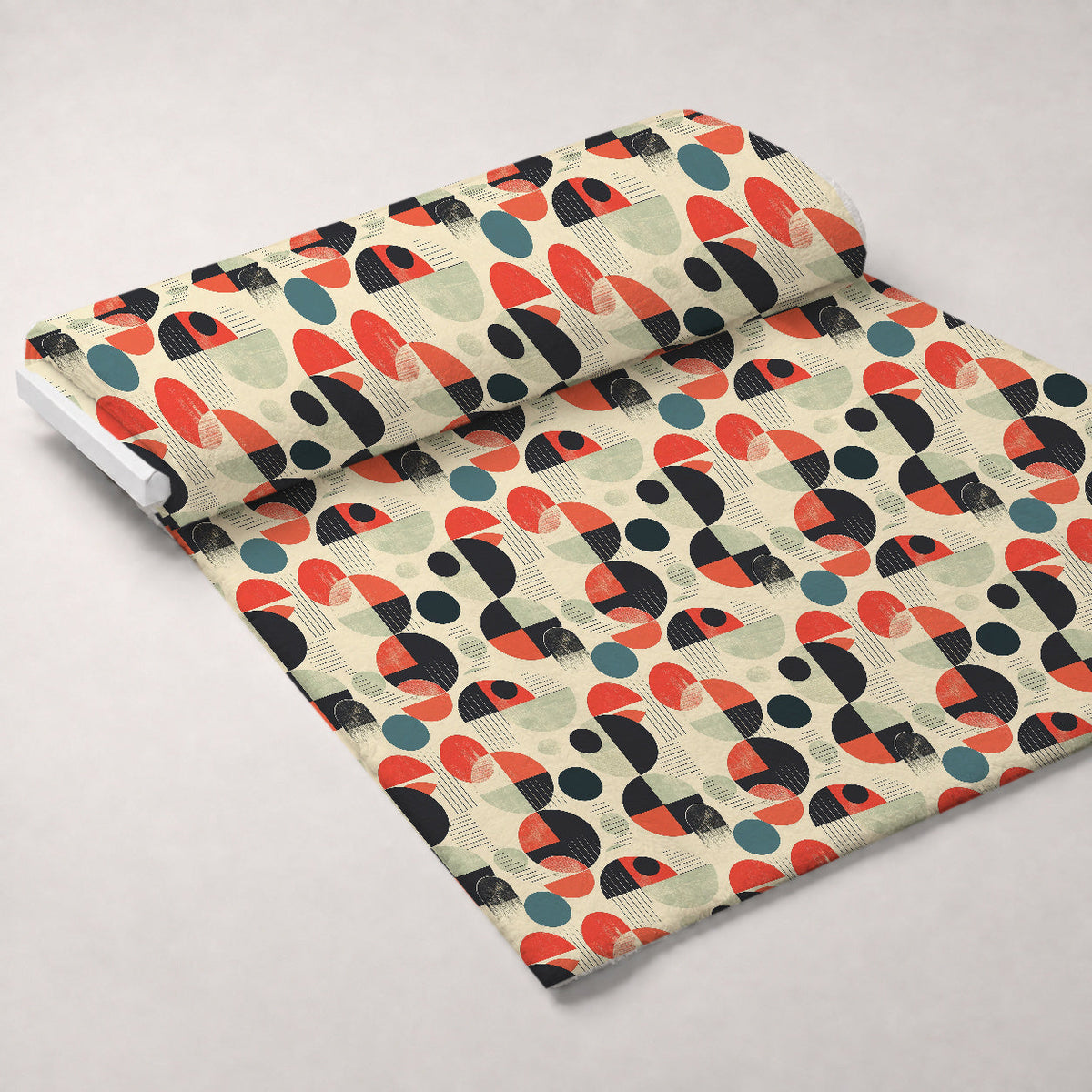 Retro Mod Collage Pattern 3 Minky Fabric
