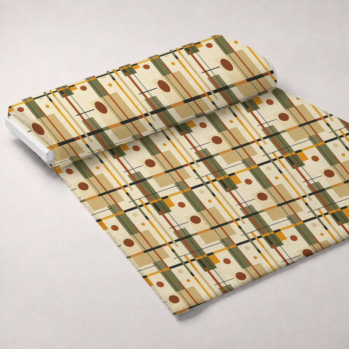 Retro Mod Collage Pattern 6 Minky Fabric