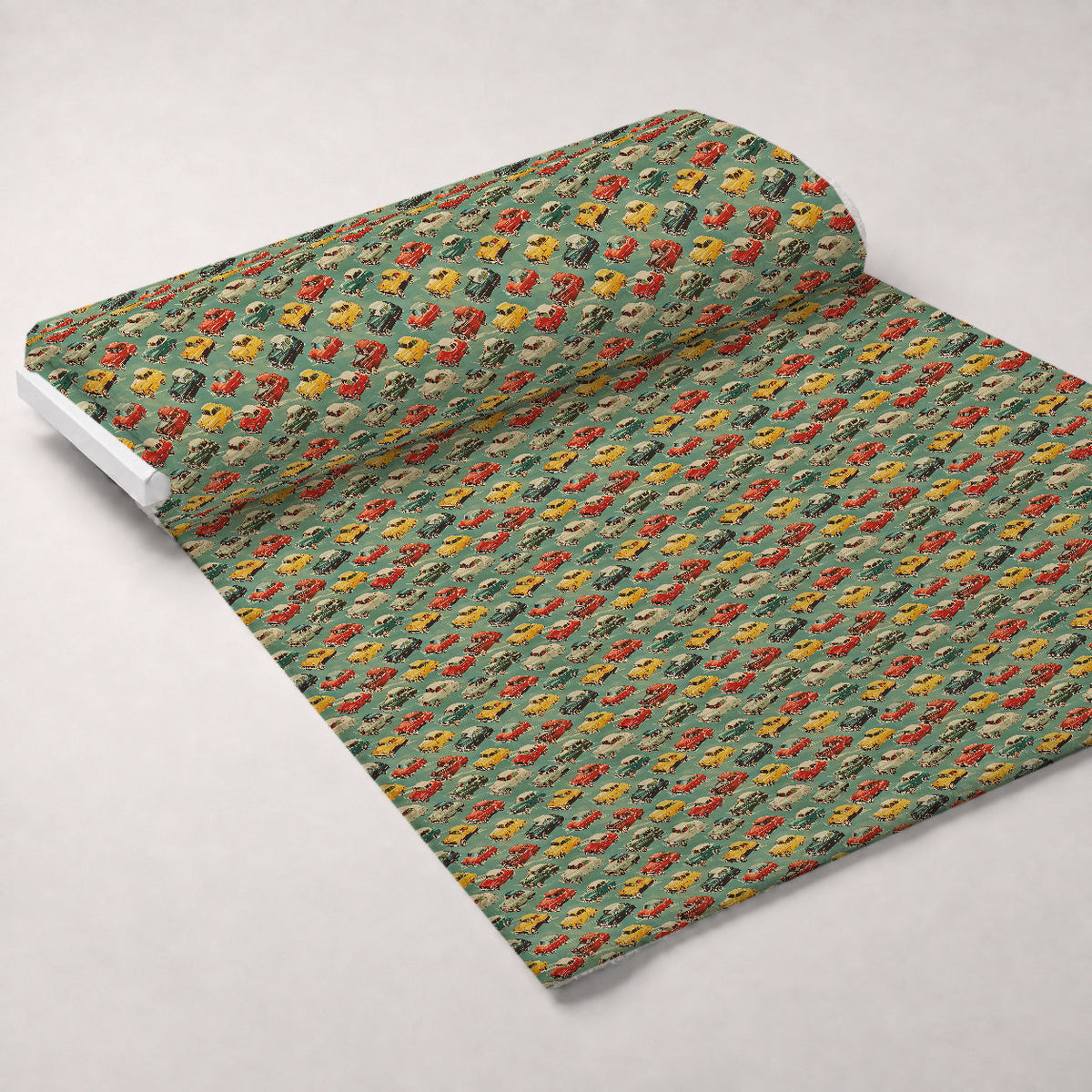 Retro Rides Pattern 3 Minky Fabric