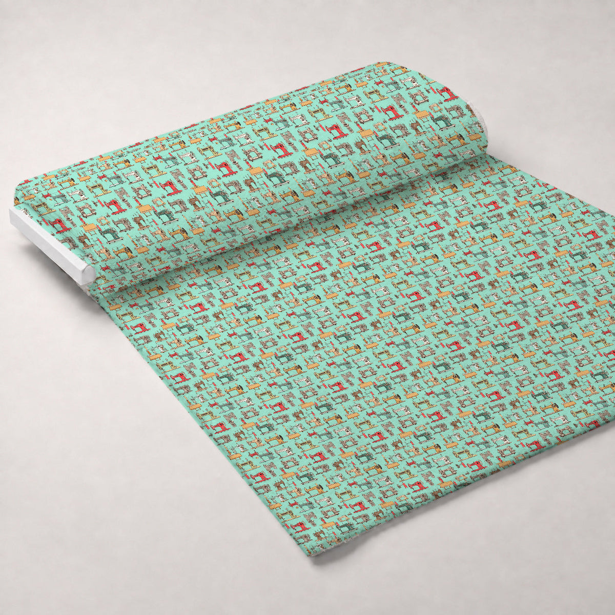 Retro Stitchery Pattern 1 Minky Fabric