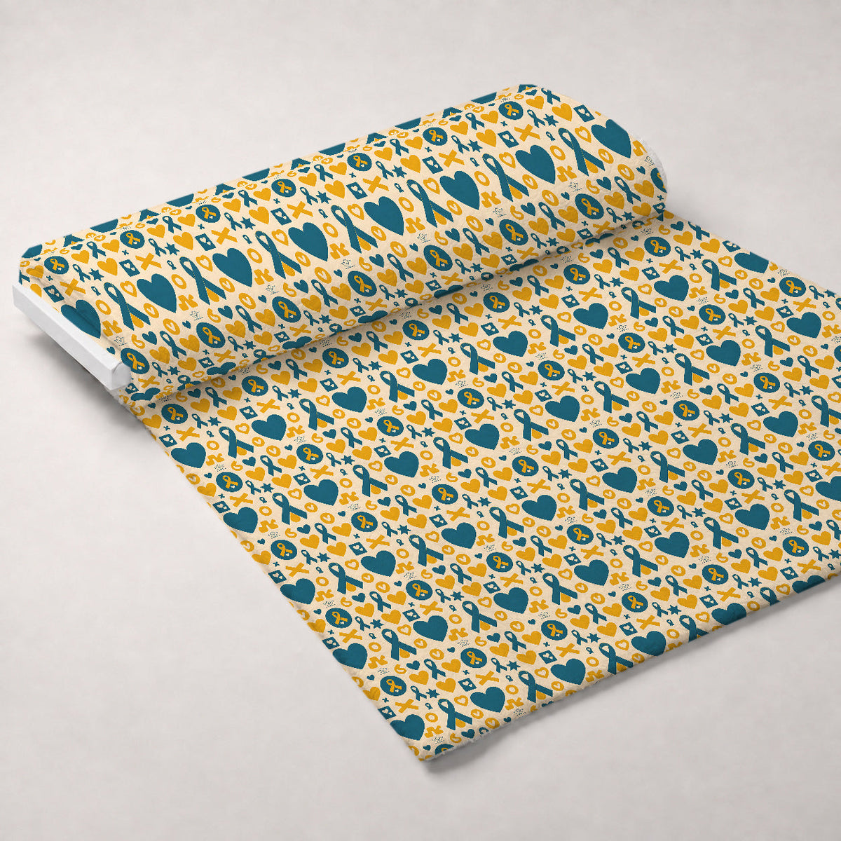 Ribbons of Hope Pattern 22 Minky Fabric