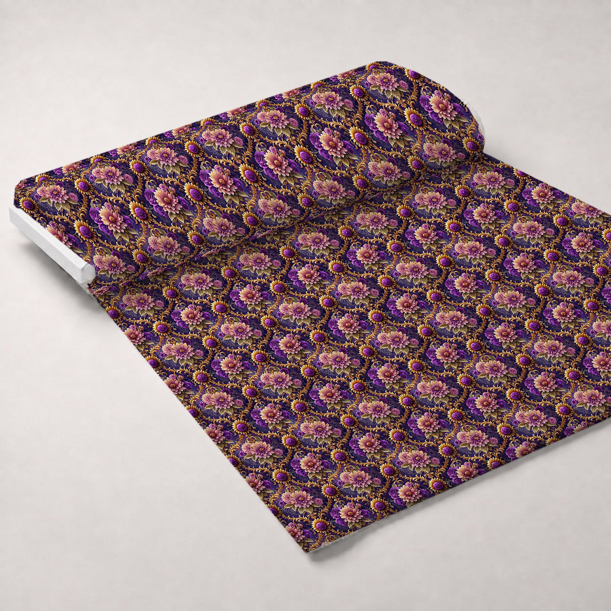 Rococo Blooms Pattern 3 Minky Fabric