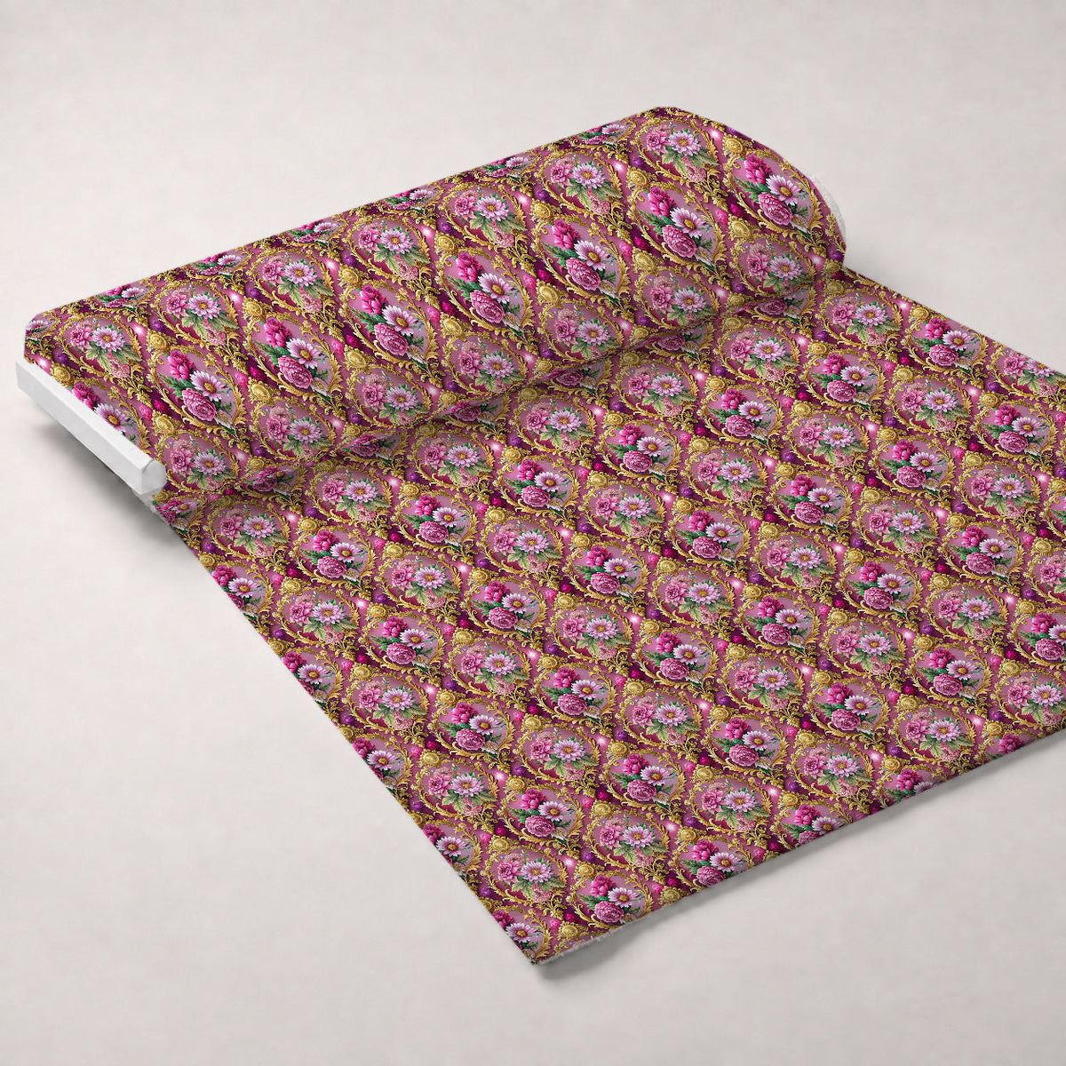 Rococo Blooms Pattern 65 Minky Fabric