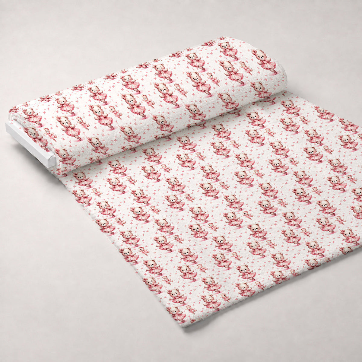 Rosy Balloon Cubs Pattern 5 Minky Fabric