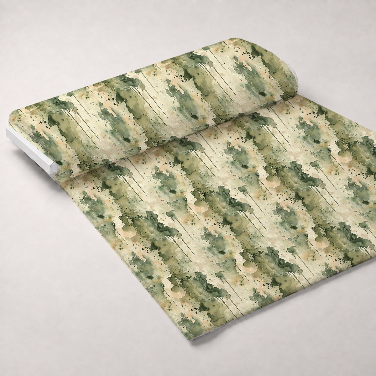 Sage Ink Wash Pattern 10 Minky Fabric