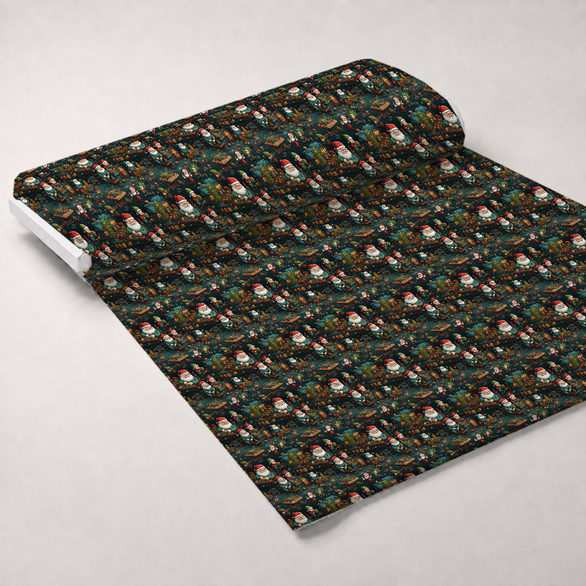 Santa's Workshop Pattern 12 Minky Fabric