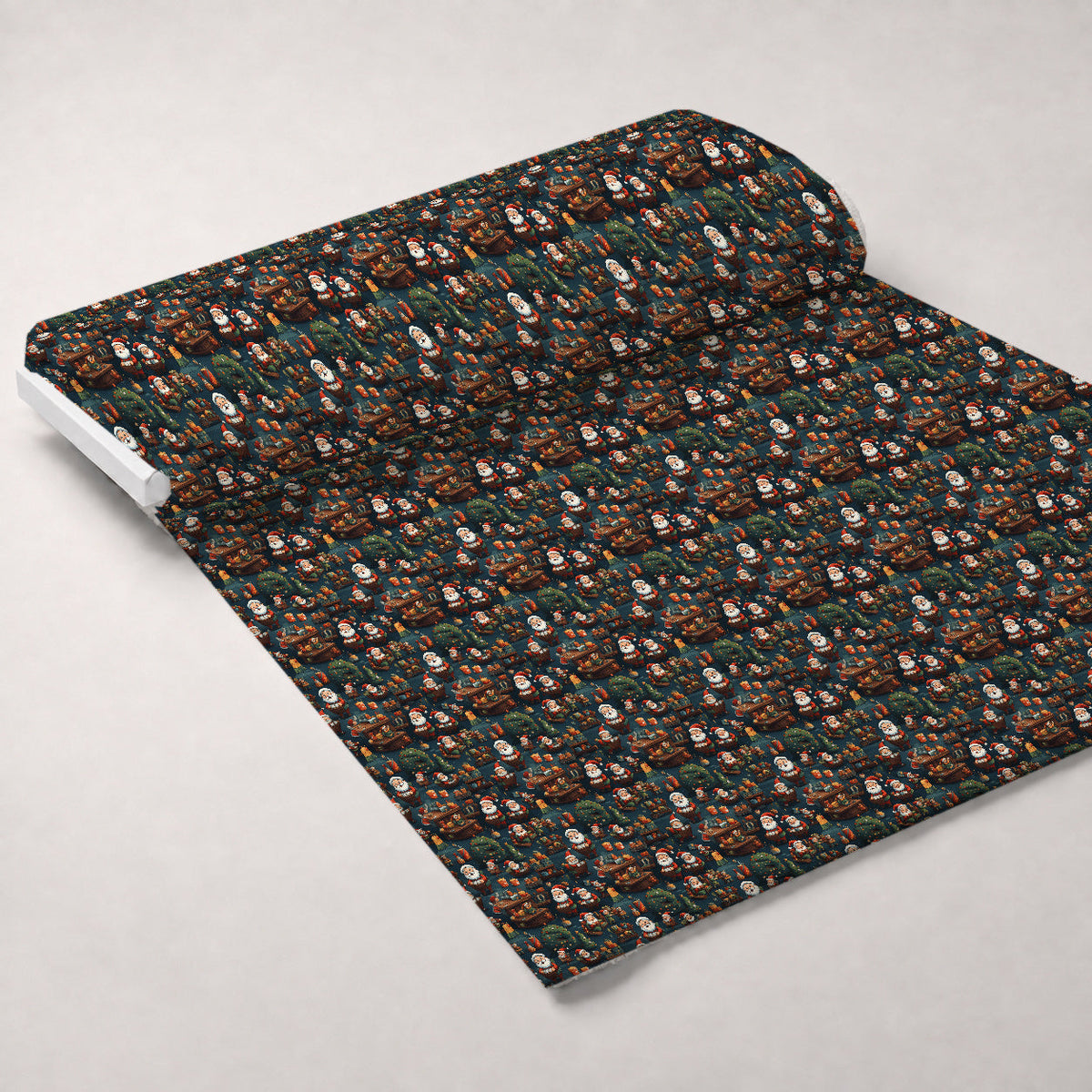 Santa's Workshop Pattern 16 Minky Fabric