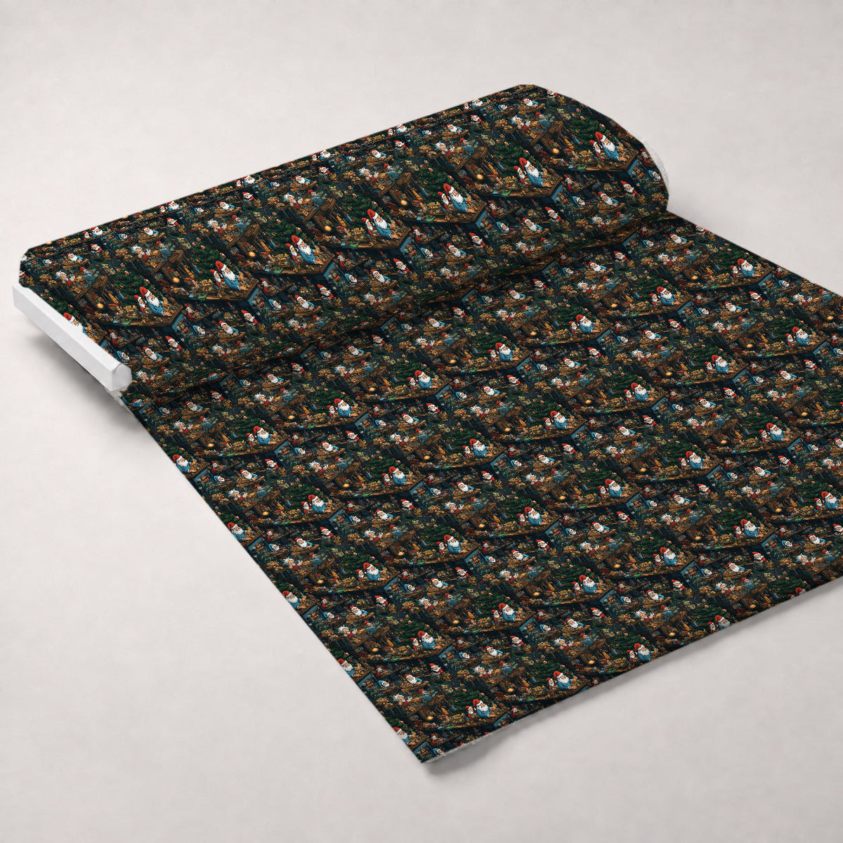 Santa's Workshop Pattern 19 Minky Fabric