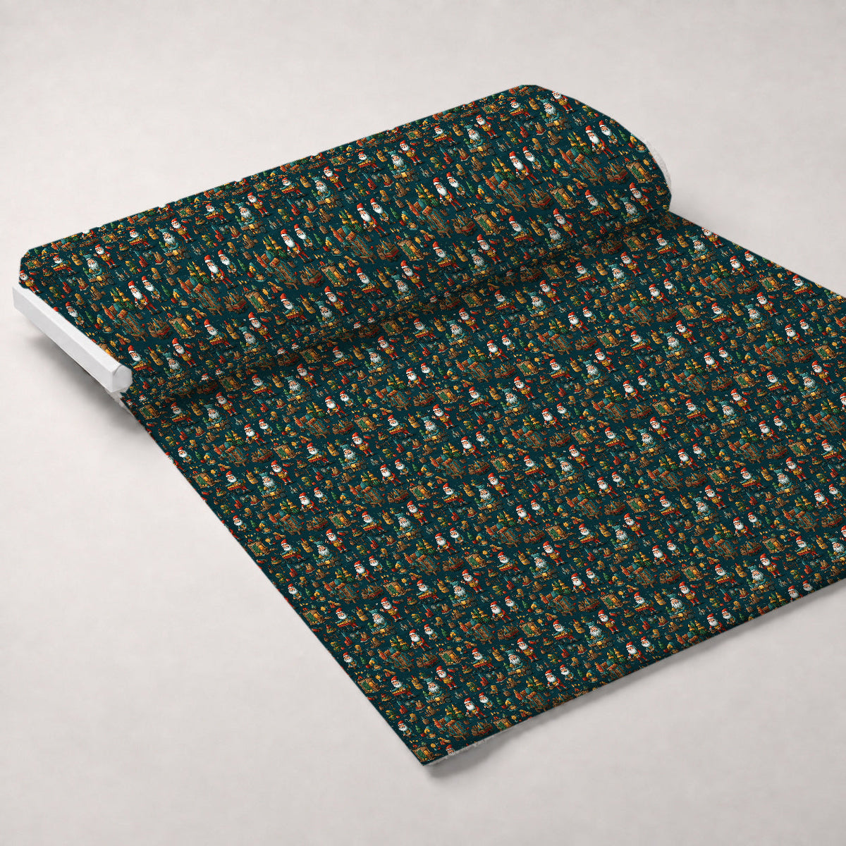 Santa's Workshop Pattern 25 Minky Fabric