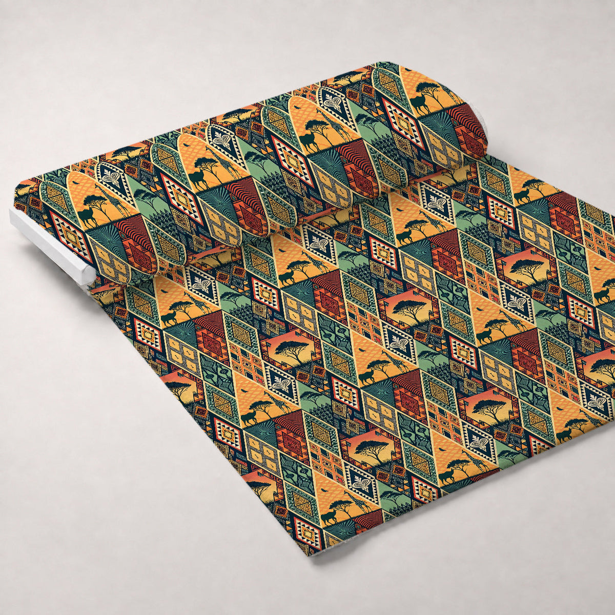 Savanna Diamonds Pattern 3 Minky Fabric