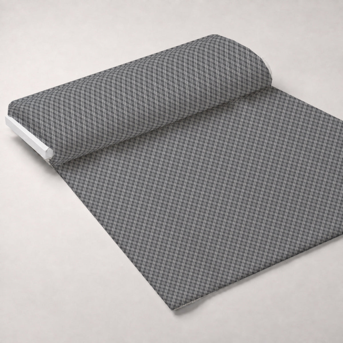 Seafoam Gingham Pattern 5 Minky Fabric